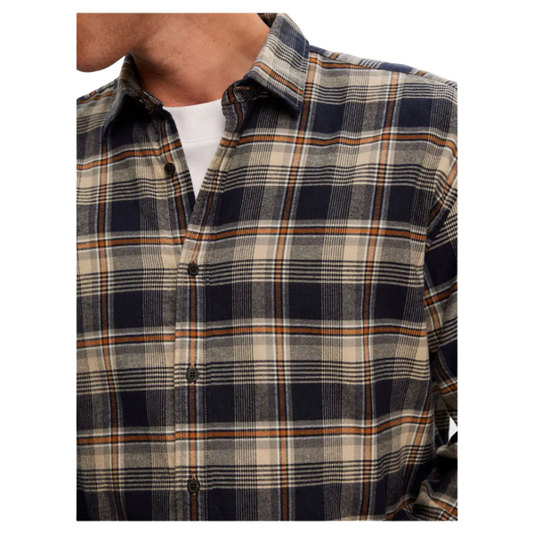 Selected Owen Checked Long Sleeve Flannel Shirt