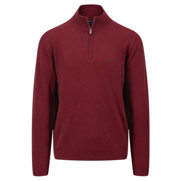 Fynch-Hatton Troyer 1/4 Zip Cotton Jumper