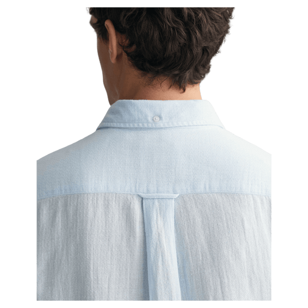 GANT Cotton Linen Texture Short Sleeve Shirt