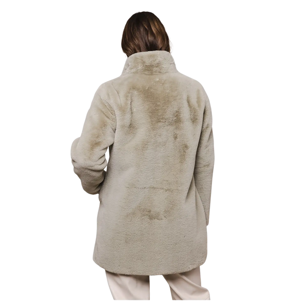 Rino & Pelle Nonna Single Breasted Faux Fur Coat