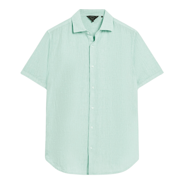 Superdry Studios Casual Linen Short Sleeve Shirt for Men