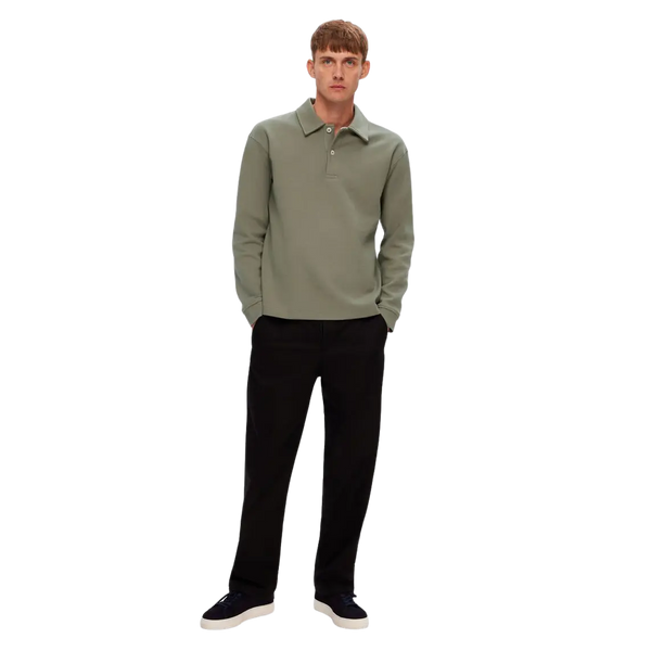 Selected Dap Long Sleeve Polo Shirt