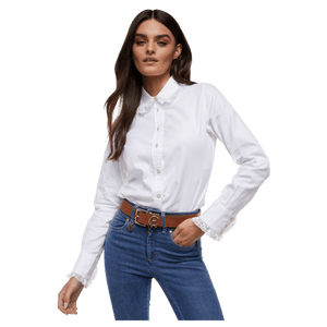 Cupro Shirt Bodysuit (White) – Holland Cooper ®