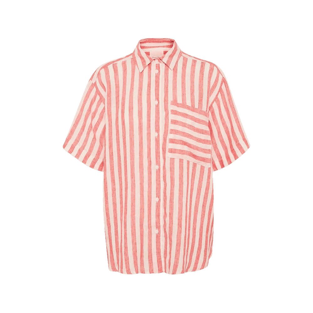 Part Two Garine Pw Short Sleeve Linen Shirt For Women | Coes