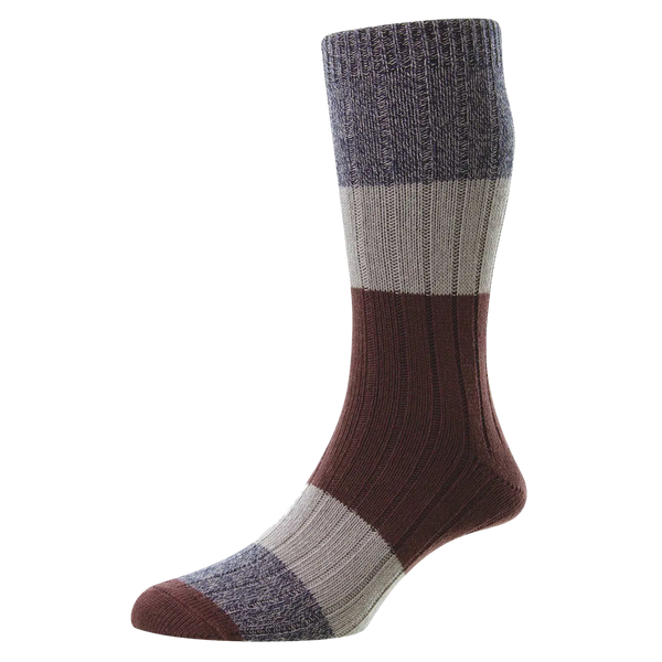 HJ7185 Acacia Chunky Cotton Socks