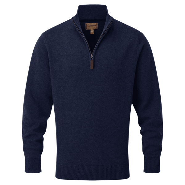 Schoffel Lewis Lambswool 1/4 Zip Jumper