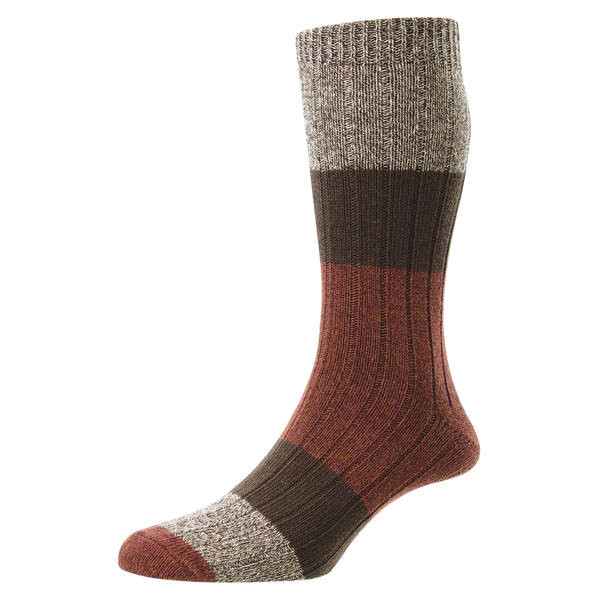 HJ7185 Acacia Chunky Cotton Socks