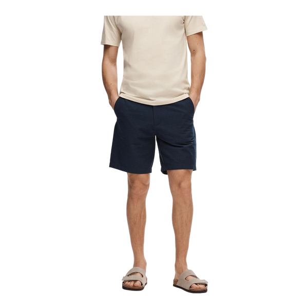 Selected Regular Karl Seersucker Shorts for Men