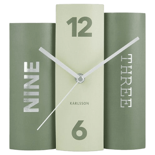 Karlsson Table Clock Book