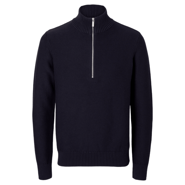 Selected Axel Long Sleeve Half Zip Knitted Pullover