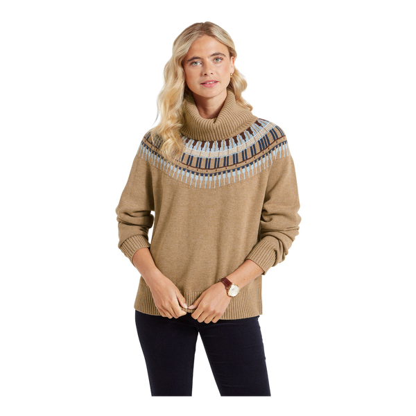 Schoffel Filey Fairisle Roll Neck Jumper