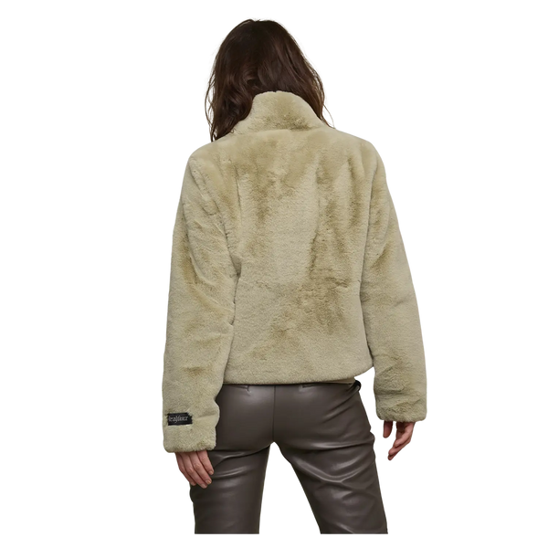 Rino & Pelle Vie Single Breasted Faux Fur Jacket