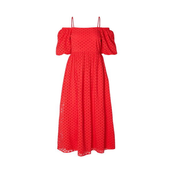 Selected Femme Anelli 3/4 Off-Shoulder Maxi Dress