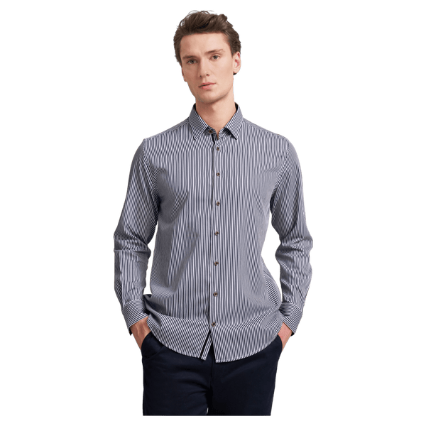 Bugatti Long Sleeve Stripe Shirt for Men