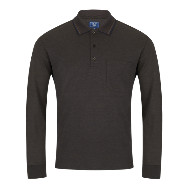 DG's Drifter Long Sleeve Polo Shirt for Men