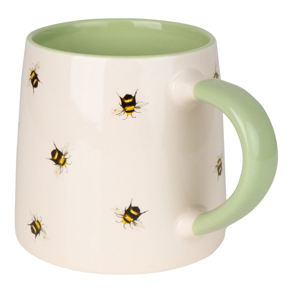 Candlelight Ceramic Tapered Mug Bees