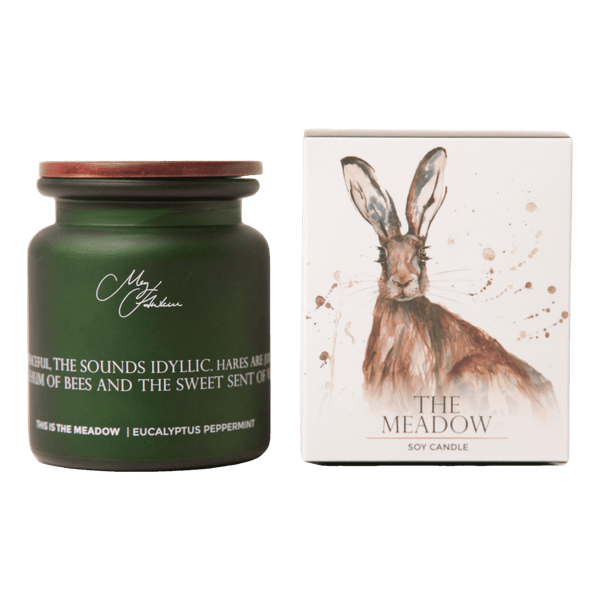 Meg Hawkins The Meadow Hare Design Candle