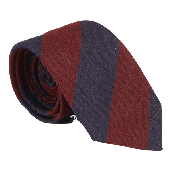 William David Textured Bold Stripe Woven Tie