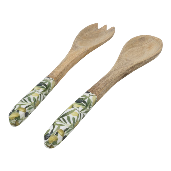 Candlelight Mango Wood Serving Spoon & Fork