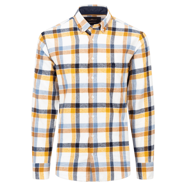 Fynch-Hatton Flannel Check Shirt for Men