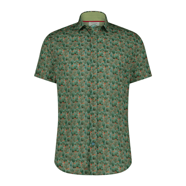 A Fish Named Fred Shirt Sleeve Cactus Print Shirt