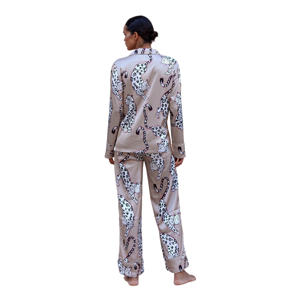 The Night Store Satin Trouser Pyjamas Set