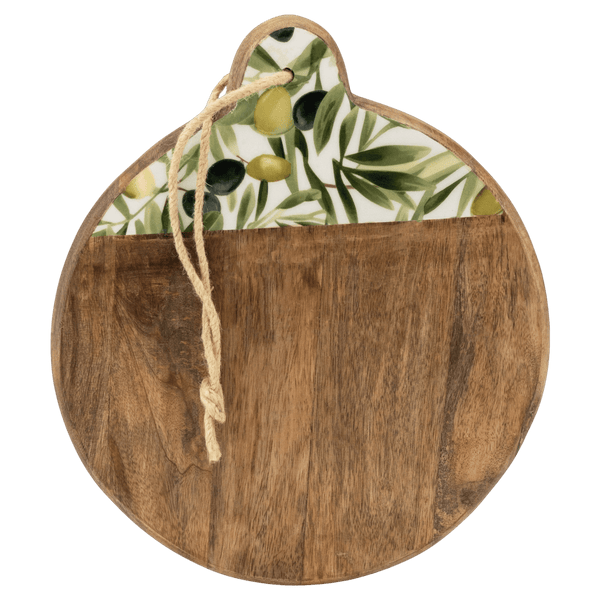 Candlelight Mango Wood Round Chopping Board