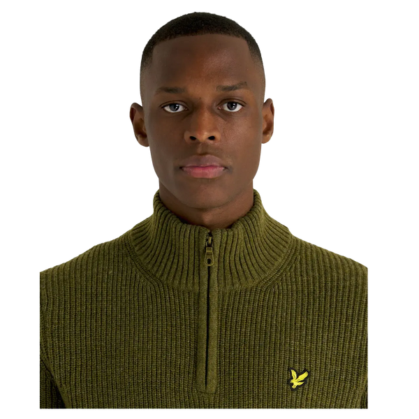 Lyle & Scott Ribbed 1/4 Zip Jumper