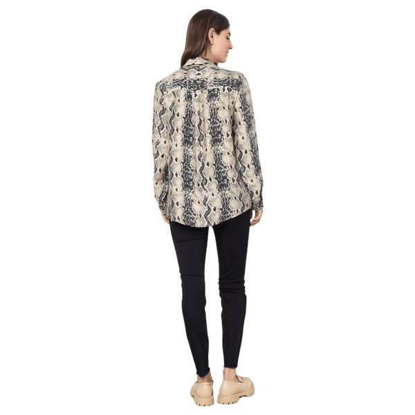 Soya Concept Aida Animal Print Shirt