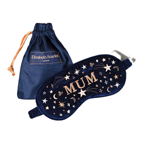 Elizabeth Scarlett Starry Sky Mum Velvet Eye Mask