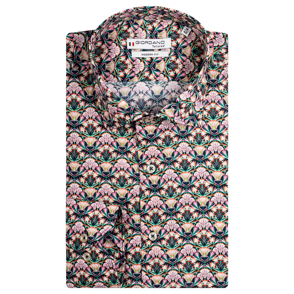 Giordano Wild Flower Print Shirt Made With Liberty Fabric