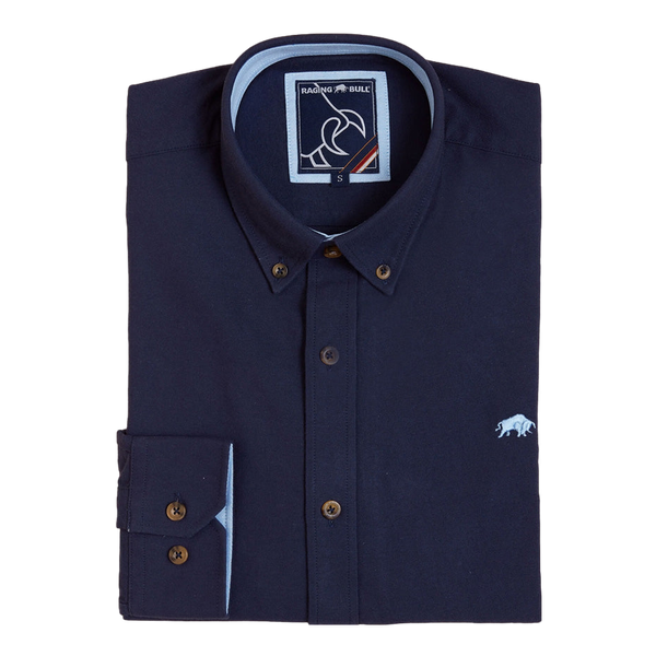 Raging Bull Button Down Long Sleeve Oxford Shirt