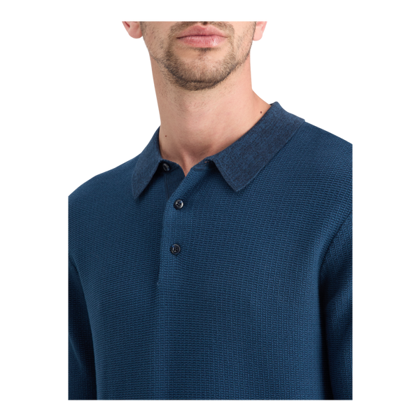 Scotch & Soda Structured Knitted Polo for Men