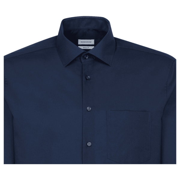 Seidensticker Poplin Regular Fit Long Sleeve Shirt