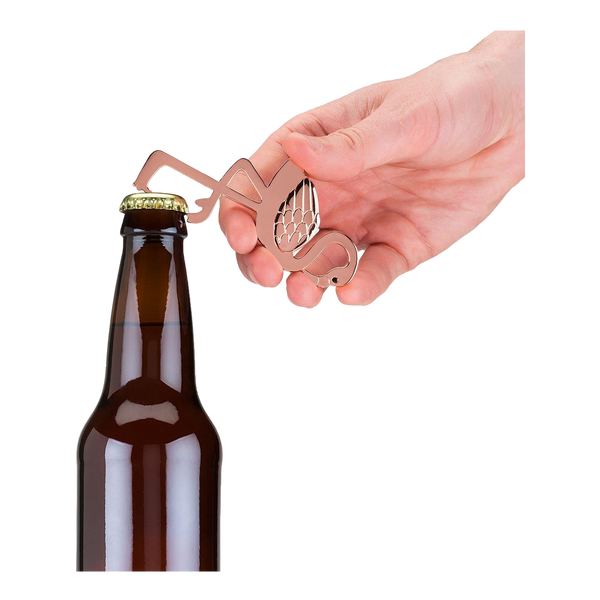 Uberstar Flamingo Keyring Bottle Opener