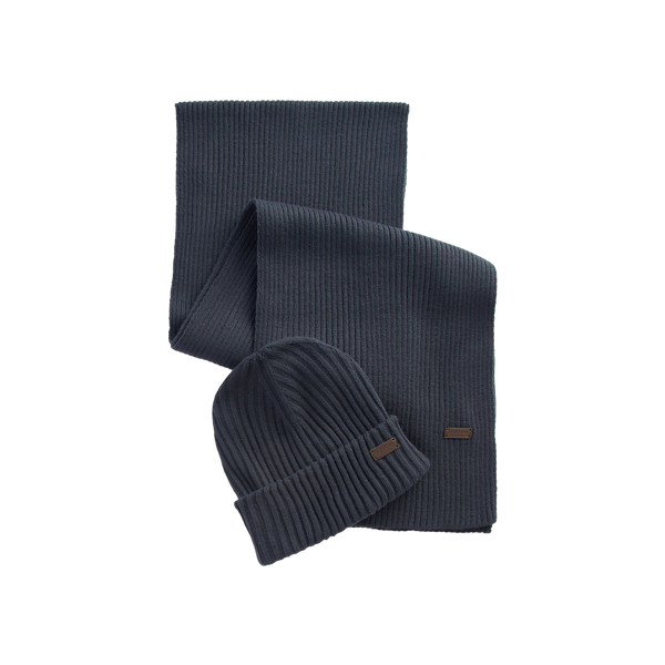 Barbour Crimdon Beanie & Scarf Gift Set