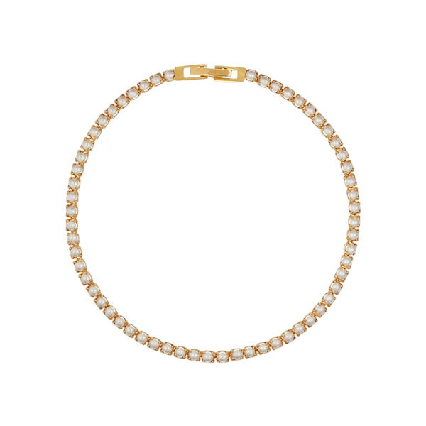 Orelia Jewellery Pearl Tennis Bracelet