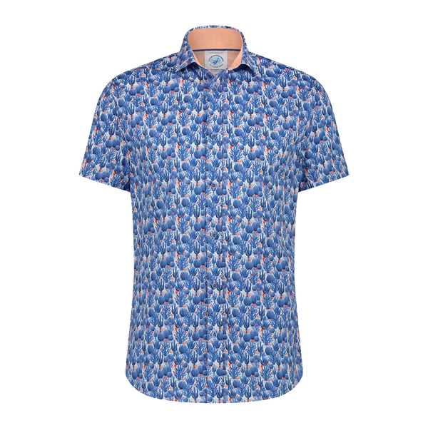 A Fish Named Fred Shirt Sleeve Cactus Print Shirt