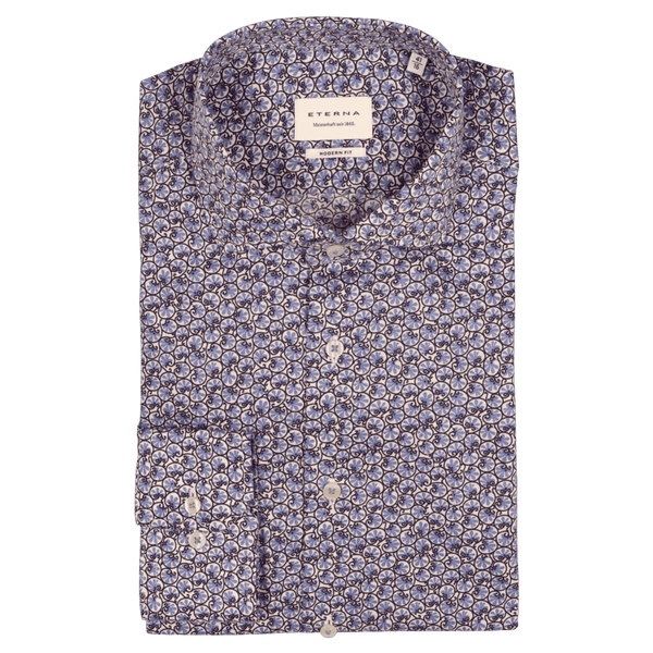 Eterna Formal Shirt With Trim