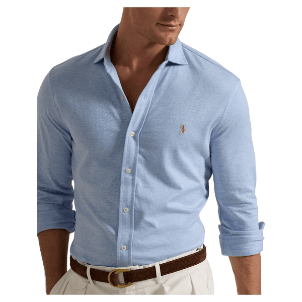 Polo Ralph Lauren Long Sleeve Herringbone Jersey Shirt