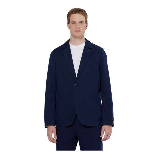 Scotch & Soda Unconstructed Cotton Twill Relaxed Fit Blazer