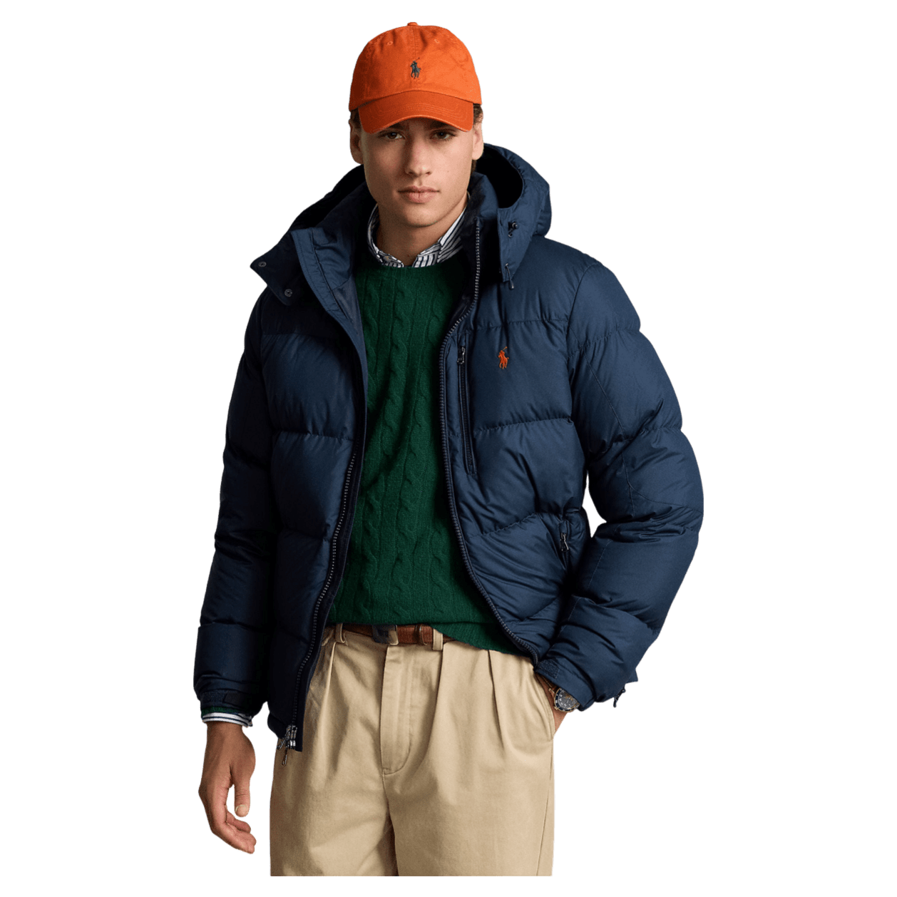 Insulated polo puff hotsell Jacket