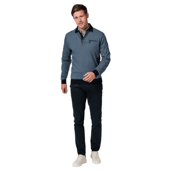 Baileys 2 Tone Jacquard Top for Men