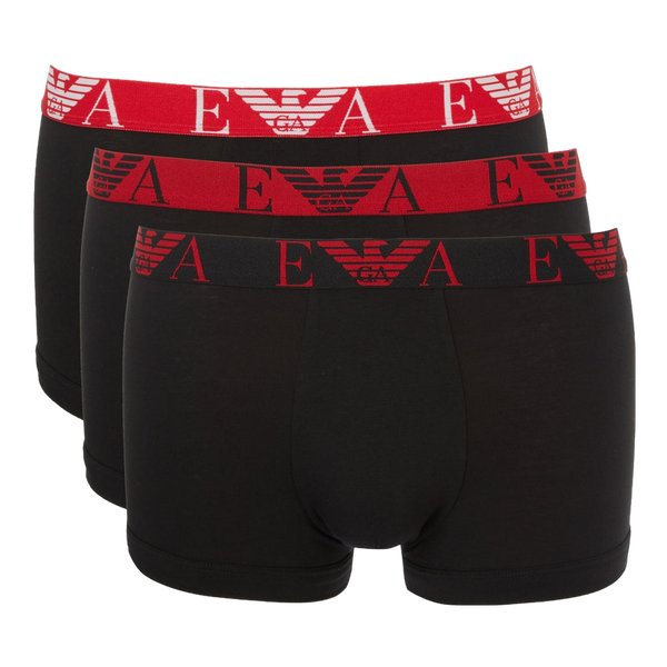 Emporio Armani Three Pack Trunks