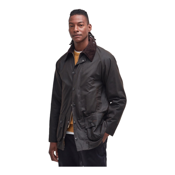 Barbour Classic Beaufort Waxed Jacket in Olive