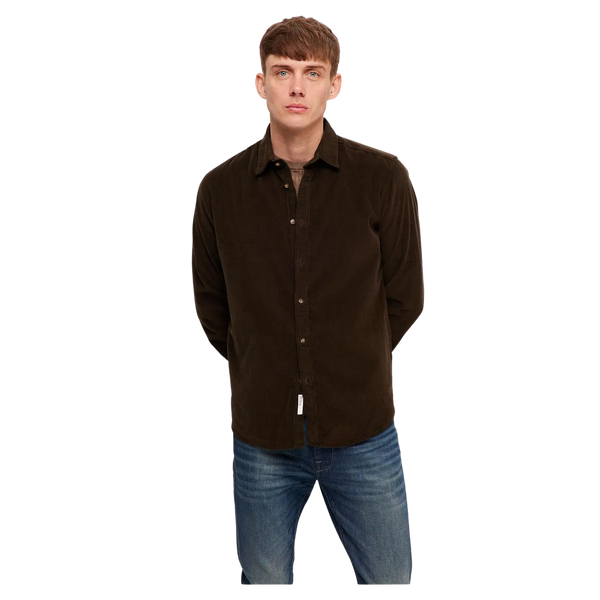 Selected Regular Owen Long Sleeve Cord Shirt