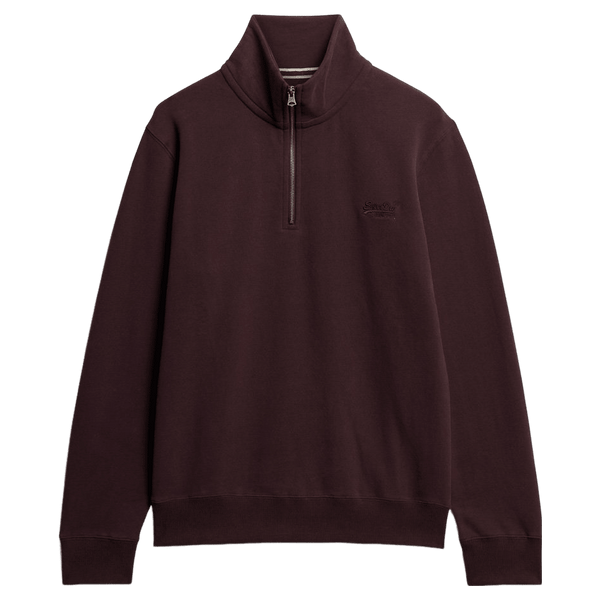 Superdry Essential Logo Henley 1/4 Zip Jumper