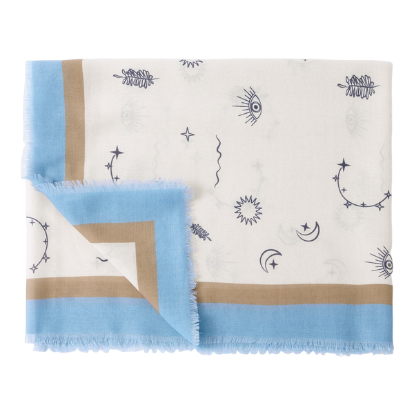 Katie Loxton Printed Scarf Boho Celestial Print