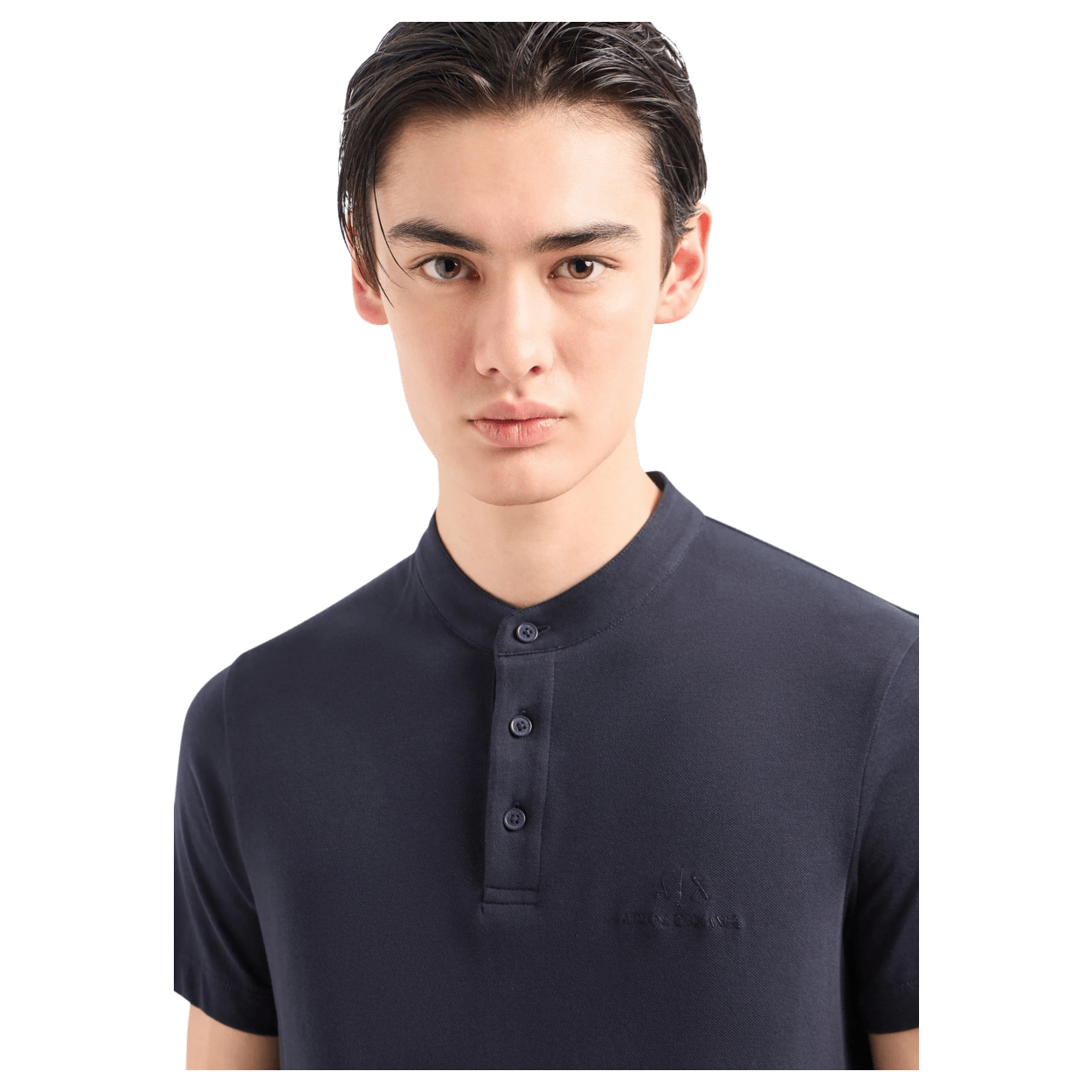 Armani Exchange Henley Collar Polo Shirt | Coes