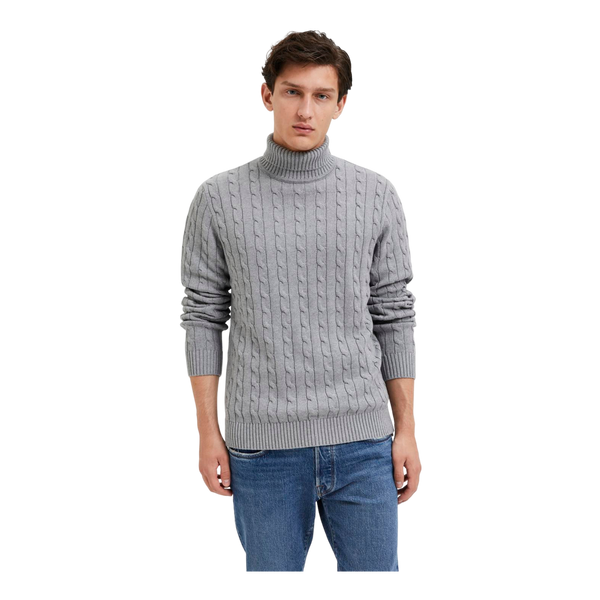 Selected Ryan Structured Roll Neck